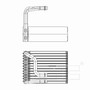 TYC Evaporator 97226 for 2002-2008 BMW 4.4L 4.8L (745i, 745Li, 750i, 750Li)