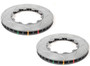 DBA Front T3 5000 Series Replacement Slotted Rotor w/ Hat for 08+ EVO X