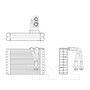 TYC Evaporator 97197 for 2007-2015 Mazda 3.5L 3.7L (CX-9)