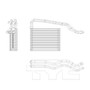 TYC Evaporator 97268 for 2009-2011 Dodge 2.4L 3.5L (Journey)