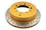 DBA Rear Drilled and Slotted 4000 Series Rotor for Toyota LandCruiser 200 Series