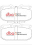 DBA Fits 06-07 Subaru WRX XP650 Front Brake Pads