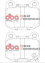 DBA XP650 Rear Brake Pads for 03-06 EVO/04-09 STi/03-07 350Z Track/G35 w/Brembo