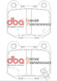 DBA XP650 Rear Brake Pads for 03-06 EVO/04-09 STi/03-07 350Z Track/G35 w/Brembo