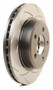 DBA Rear Slotted Street Series Rotor for 02-09 Subaru WRX/02-07 STi 10 Stud Hole