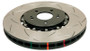 DBA Front Slotted 2-Piece Rotor Assembled with Black Hat for STi/BRZ w/ Perf. Pkg.