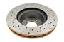 DBA 4000 Series Cross Drilled & Slotted Rear Rotor for 300ZX 7/90-96 Turbo