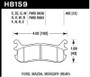 Hawk ER-1 Disc Brake Pad P/N HB159D.492