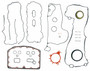 Enginetech F6.7CS-A Lower Gasket Set OEM-Spec for 2011-2014 Ford 6.7L 406ci V8 OHV F-250 Super Duty - Complete Engine Conversion Set