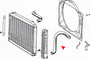 URO Parts Radiator Hose 1135011082 for 1967-1971 Mercedes-Benz (250SL, 280SL)