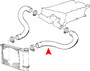 URO Parts Radiator Hose 11531721708 for 1992-1995 BMW (318i, 318is, 318ti)