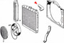 URO Parts Radiator Hose 1165010782 for 1970-1973 Mercedes-Benz 3.5L (280SE, 280SEL, 300SEL)