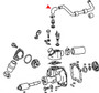 URO Parts Water Pump Return Hose 1162030282 for 1970-1975 Mercedes-Benz 4.5L 3.5L (280SE, 280SEL, 300SEL, 350SL)