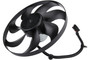 URO Parts Auxiliary Fan Assembly 6X0959455F for 1999-2006 Audi/Volkswagen 1.8L 2.8L (TT, TT Quattro, Golf, Jetta)