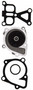 Gates Premium Engine Water Pump 42180 for 2015-2025 Hyundai/Kia 2.0L 2.4L (Elantra N, Kona N, Santa Fe, Santa Fe Sport)