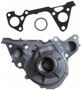 Gates Premium Engine Water Pump 43509 for 2000-2012 Chrysler/Dodge/Mitsubishi 3.0L 3.5L (Sebring, Stratus, Diamante, Eclipse)