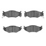 DFC 5000 Advanced Brake Pads - Semi Metallic 1551-0522-00