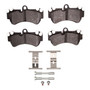 DFC 5000 Advanced Pads - Low-Metallic and Hardware Kit 1551-1007-01