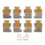 DFC 5000 Advanced Pads - Ceramic and Hardware Kit 1551-1304-01