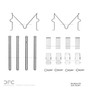 DFC Disc Brake Hardware Kit 340-54001