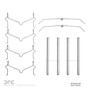 DFC Disc Brake Hardware Kit 340-76074