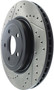 StopTech Sport Drilled & Slotted Brake Rotor; Front Right 127.63061R