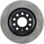 StopTech Sport Cross Drilled Brake Rotor; Rear Right 128.33113R