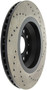 StopTech Sport Cross Drilled Brake Rotor; Rear Right 128.33113R