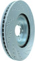 StopTech Select Sport Drilled and Slotted Brake Rotor; Front Right 227.42100R