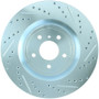 StopTech Select Sport Drilled and Slotted Brake Rotor; Front Left 227.42100L