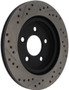StopTech Sport Drilled & Slotted Brake Rotor; Rear Left 127.61087L