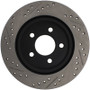 StopTech Sport Drilled & Slotted Brake Rotor; Rear Left 127.61087L