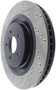 StopTech Sport Drilled & Slotted Brake Rotor; Front Right 127.42100R