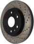 StopTech Sport Drilled & Slotted Brake Rotor; Front Left 127.66057L
