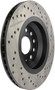 StopTech Sport Drilled & Slotted Brake Rotor; Rear Right 127.33113R