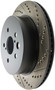 StopTech Sport Drilled & Slotted Brake Rotor; Rear Left 127.44141L