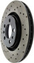 StopTech Sport Cross Drilled Brake Rotor; Front Right 128.33054R