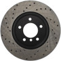 StopTech for 07-10 BMW 335i Cross Drilled Right Front Rotor