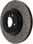 StopTech for 07-10 BMW 335i Cross Drilled Right Front Rotor