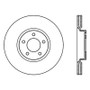 StopTech Sport Slotted Brake Rotor; Front Left 126.45078SL