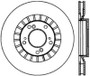 StopTech For Power Slot 00-09 Honda S2000 CRYO Front Right Slotted Rotor