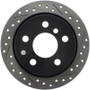 StopTech Sport Drilled & Slotted Brake Rotor; Rear Left 127.34159L
