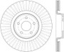 StopTech Sport Slotted Brake Rotor; Front Left 126.65146SL