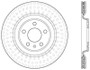 StopTech Sport Slotted Brake Rotor; Rear Left 126.33137SL