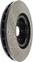 StopTech Sport Drilled & Slotted Brake Rotor; Front Left 127.47022L