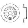 StopTech Sport Slotted Brake Rotor; Rear Left 126.47030SL