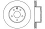 StopTech Sport Drilled & Slotted Brake Rotor; Rear Right 127.42088R