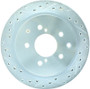 StopTech Select Sport Drilled and Slotted Brake Rotor; Rear Left 227.42047R