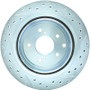 StopTech Select Sport Drilled and Slotted Brake Rotor; Rear Left 227.42047R