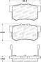 StopTech Fits Performance 2000-2009 Honda S2000 Rear Sport Brake Pads
